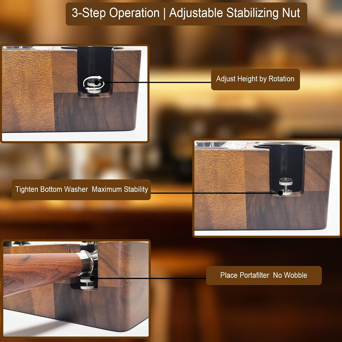 Premium Coffee Station Organizer