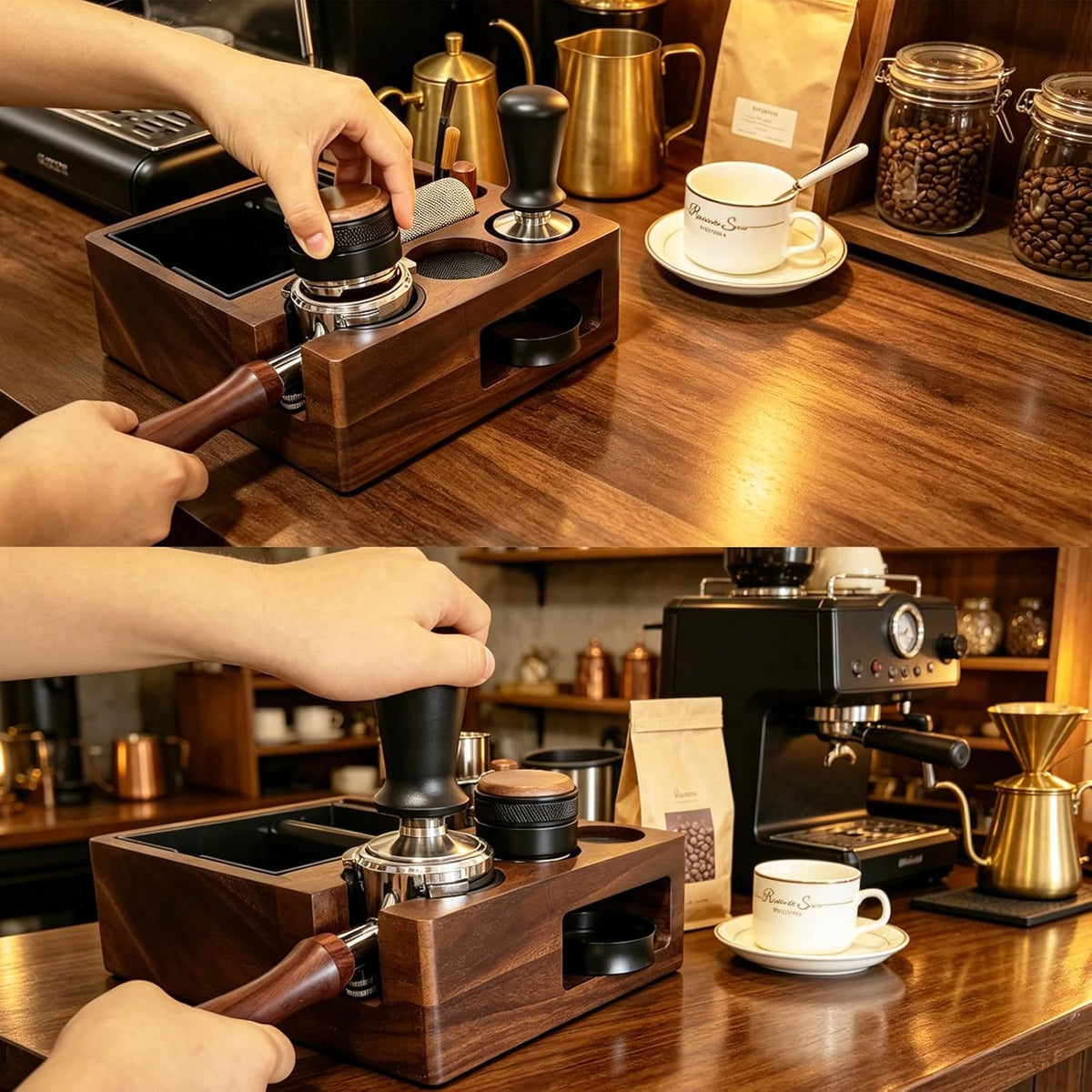 Premium Coffee Station Organizer
