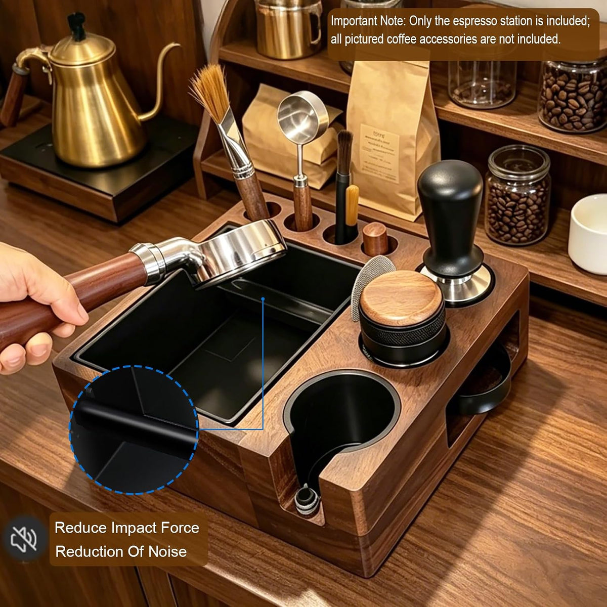 Premium Coffee Station Organizer